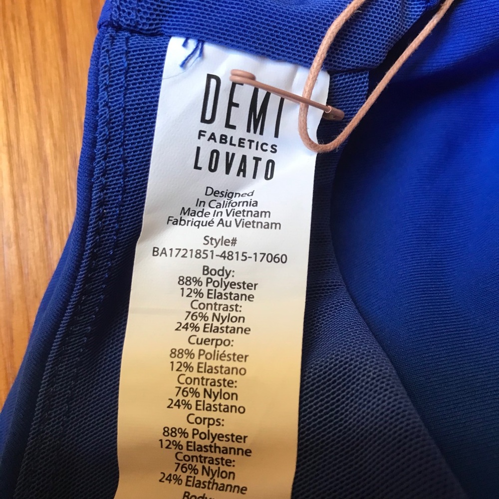 Fabletics Royal Blue Eden Crossback Bra, NWT, XL - Picture 14 of 15